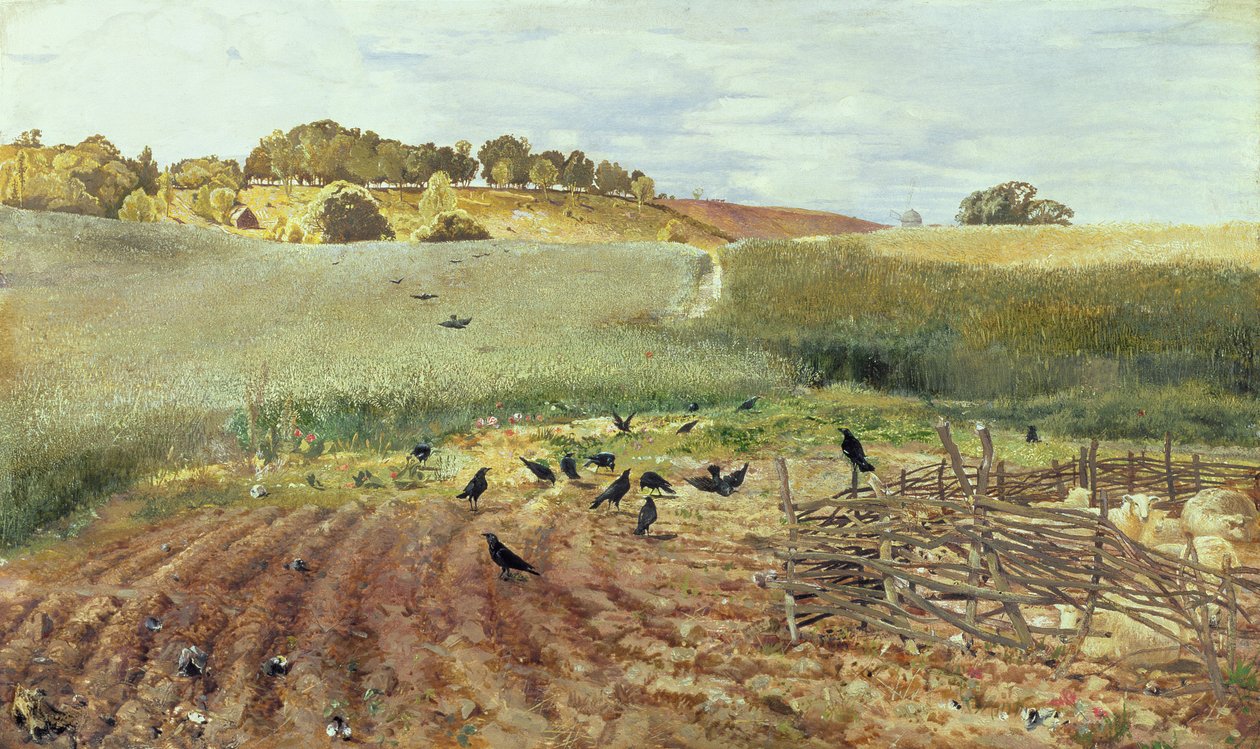 A Rooks-parlament, 1858 alkotó: John Samuel Raven