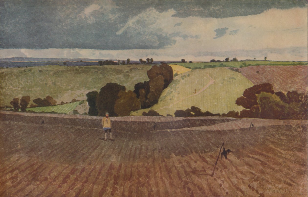 Felszántott szántó, 1923 alkotó: John Sell Cotman