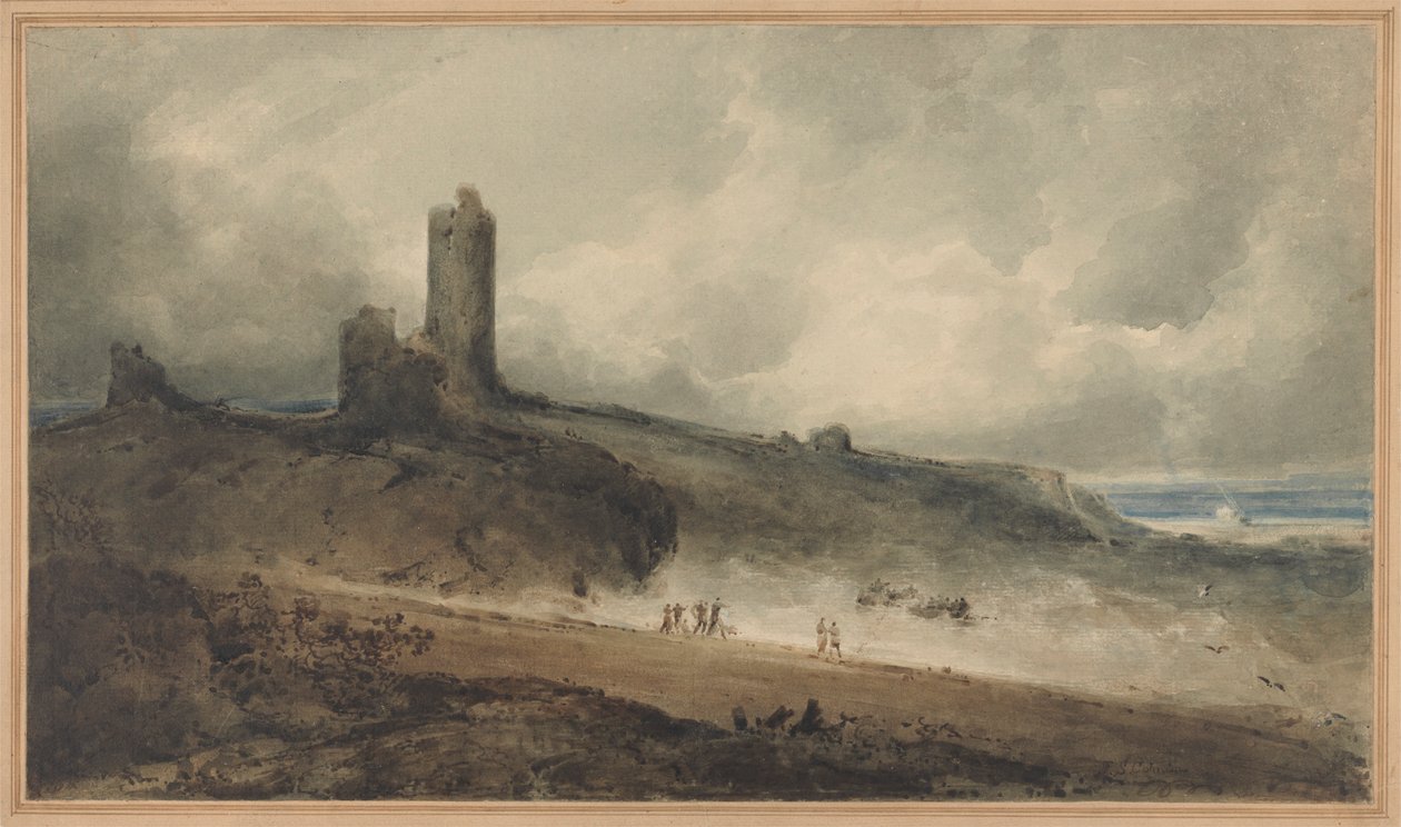Aberystwyth kastély alkotó: John Sell Cotman