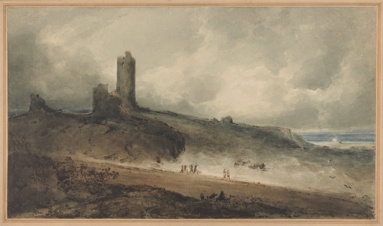 Aberystwyth kastély alkotó: John Sell Cotman