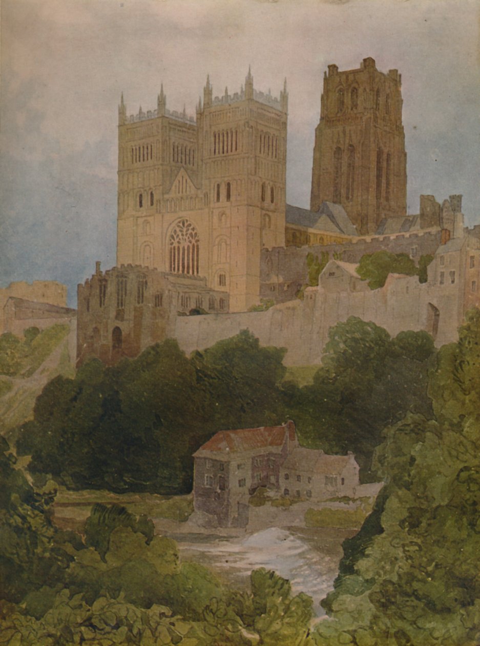 Durham katedrális, 1923 alkotó: John Sell Cotman