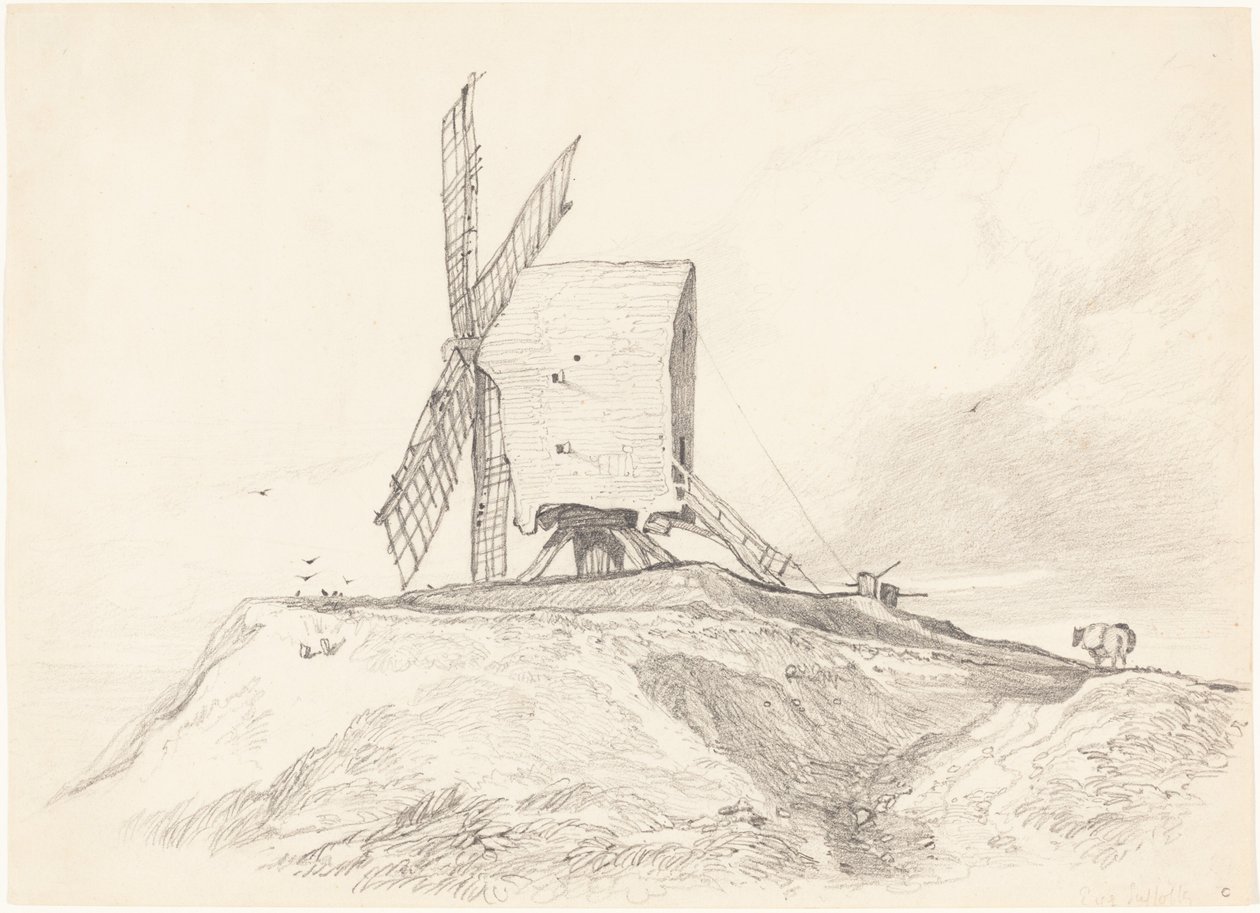 Eye Mill Suffolkban alkotó: John Sell Cotman