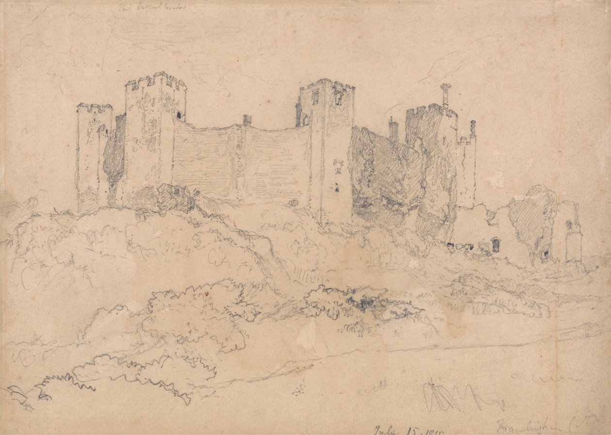 Framlingham kastély, Suffolk alkotó: John Sell Cotman