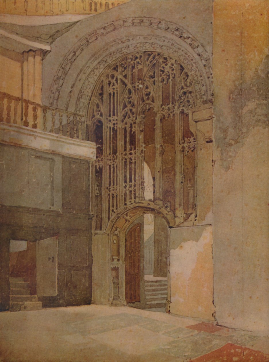 A norwichi katedrálisban, 1923 alkotó: John Sell Cotman