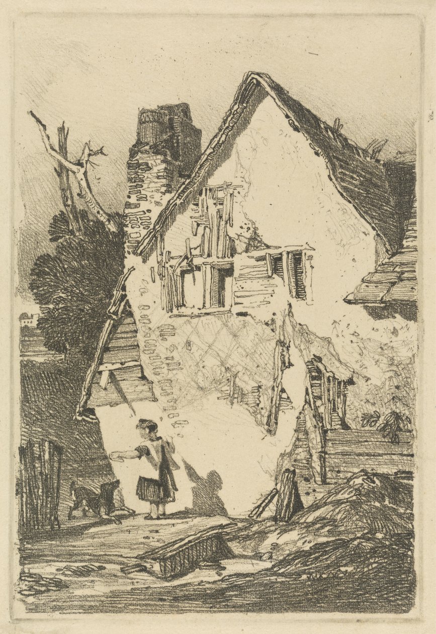 Lakenham, 1808 körül (lágyőrölt rézkarc) alkotó: John Sell Cotman