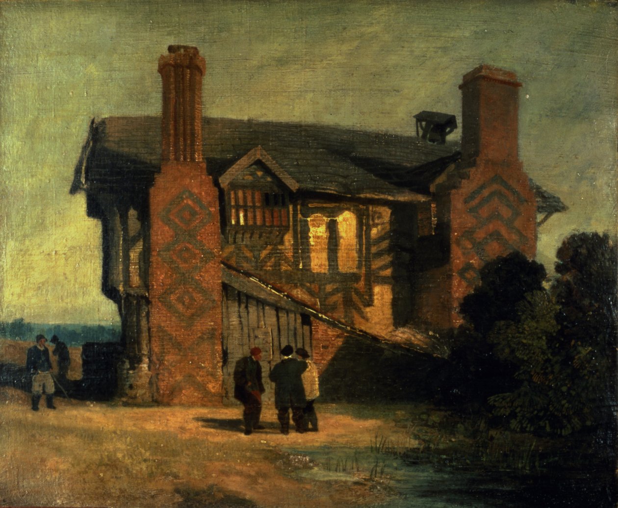 Moreton Old Hall alkotó: John Sell Cotman