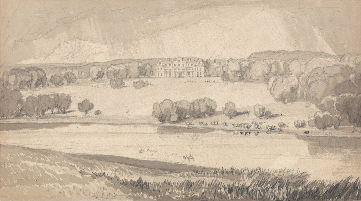 Raynham Hall, Norfolk alkotó: John Sell Cotman