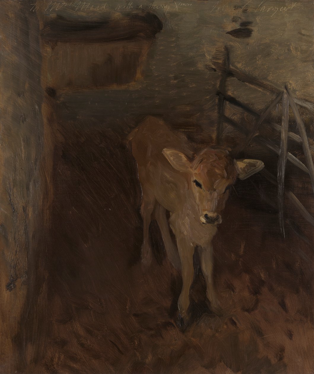 Egy Jersey borjú alkotó: John Singer Sargent
