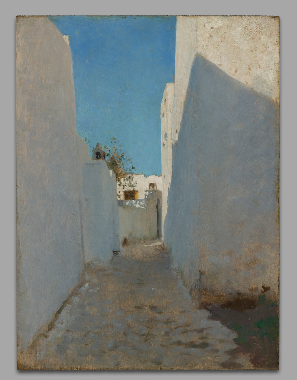 Marokkói utcai jelenet alkotó: John Singer Sargent