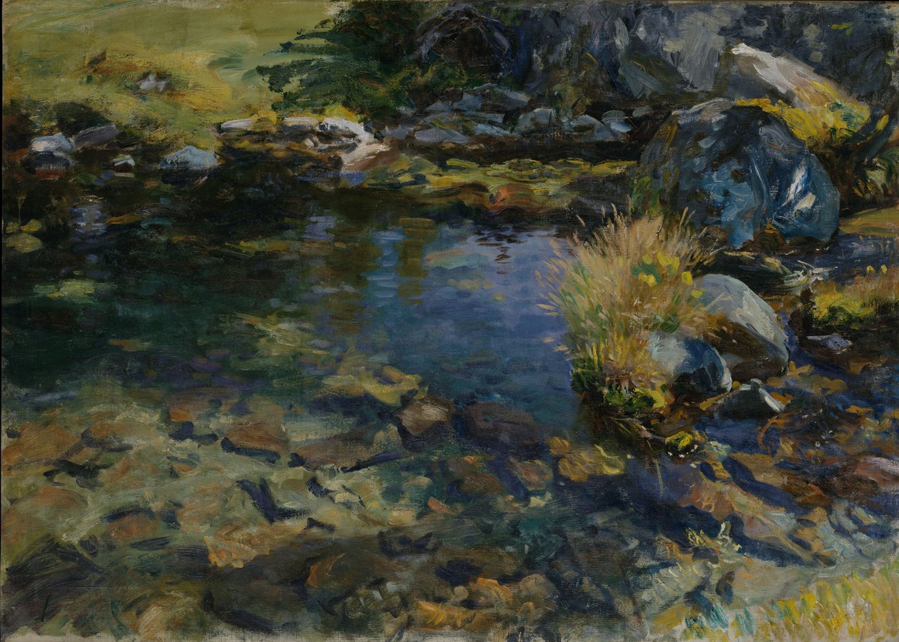 Alpesi medence, 1907 alkotó: John Singer Sargent