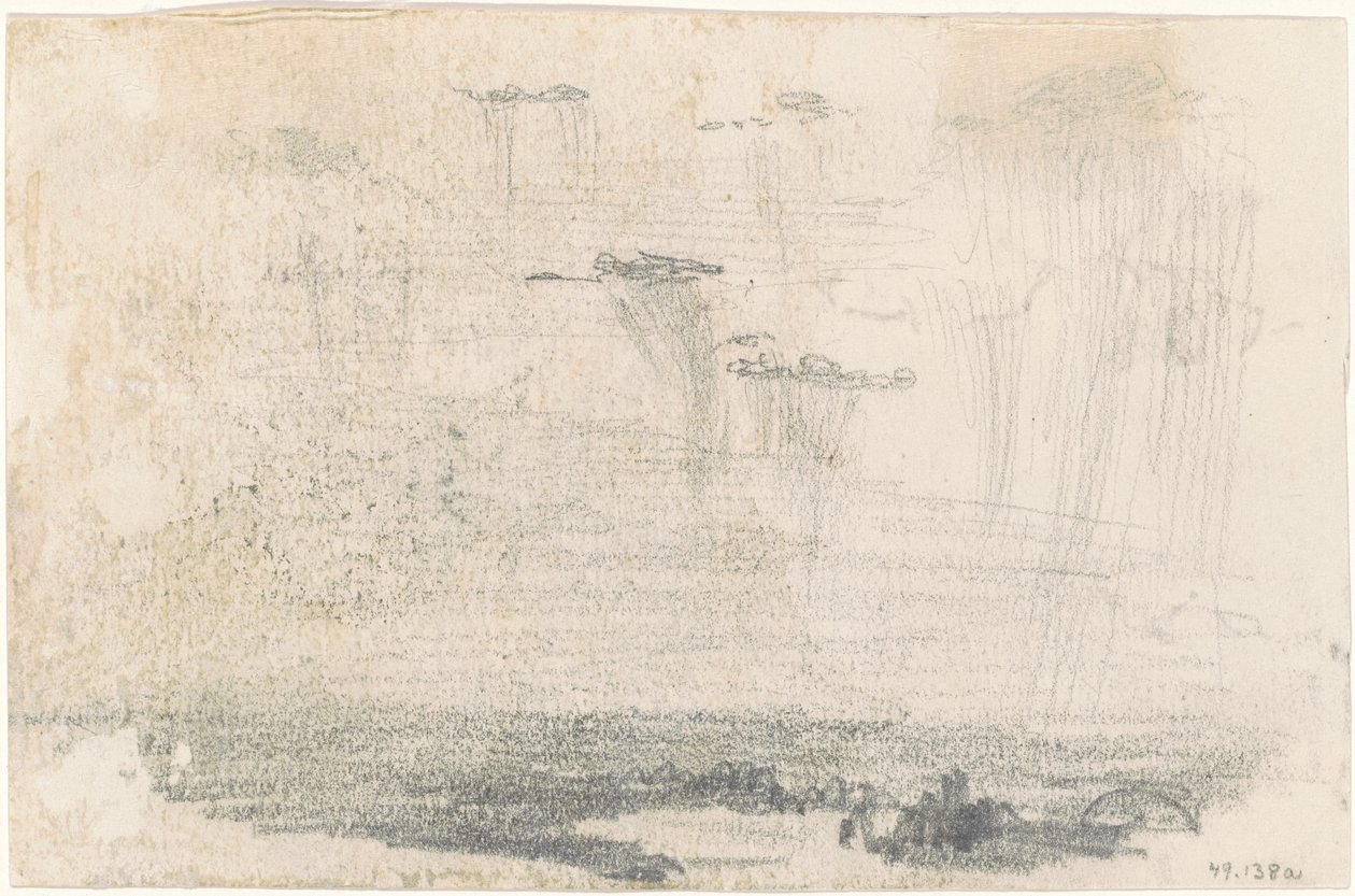 Felhők [verso] alkotó: John Singer Sargent