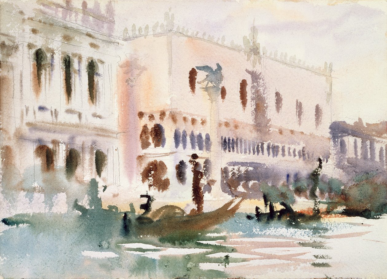 A gondoláról (wc papíron) alkotó: John Singer Sargent