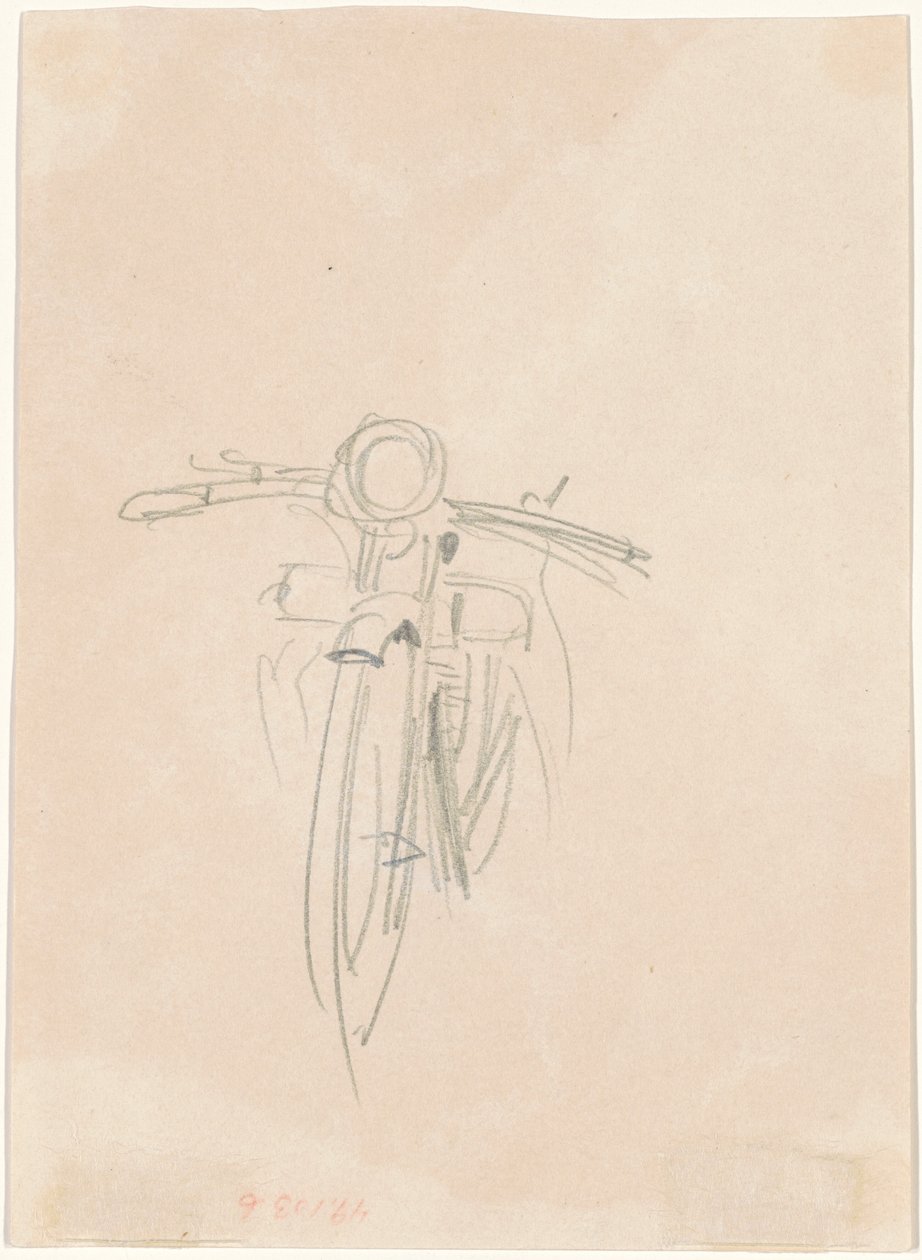 Motorkerékpár [verso], 1918. alkotó: John Singer Sargent