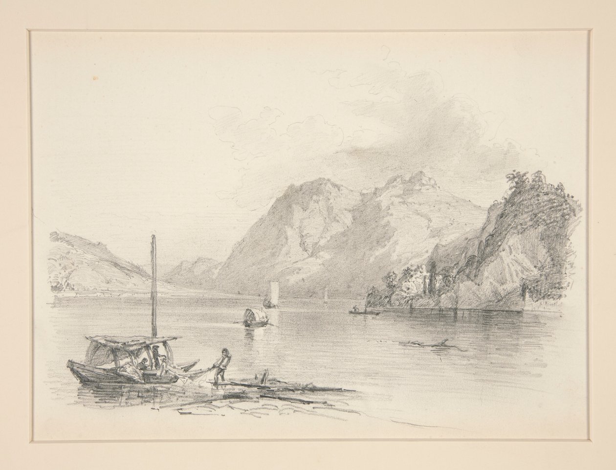 Hegyi tó alkotó: John Singer Sargent