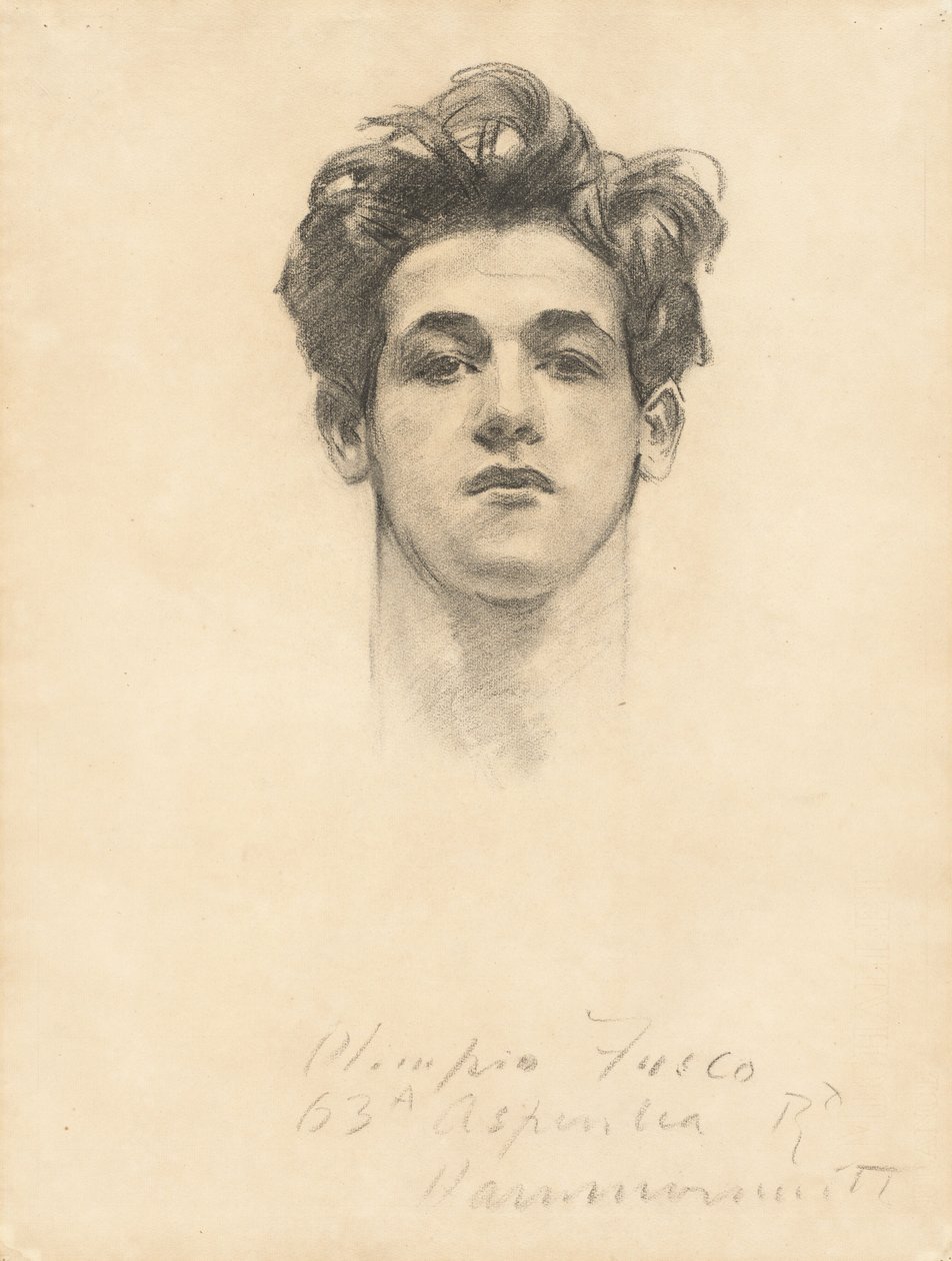 John C. Fusco, c. 1900-1910. alkotó: John Singer Sargent