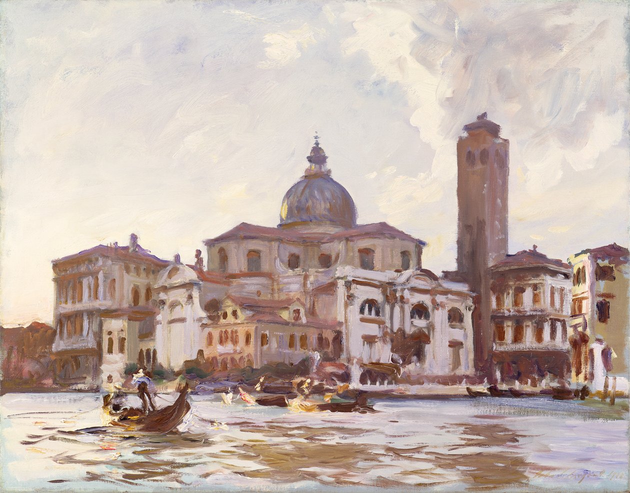 Palazzo Labia és St. Geremia, Velence alkotó: John Singer Sargent