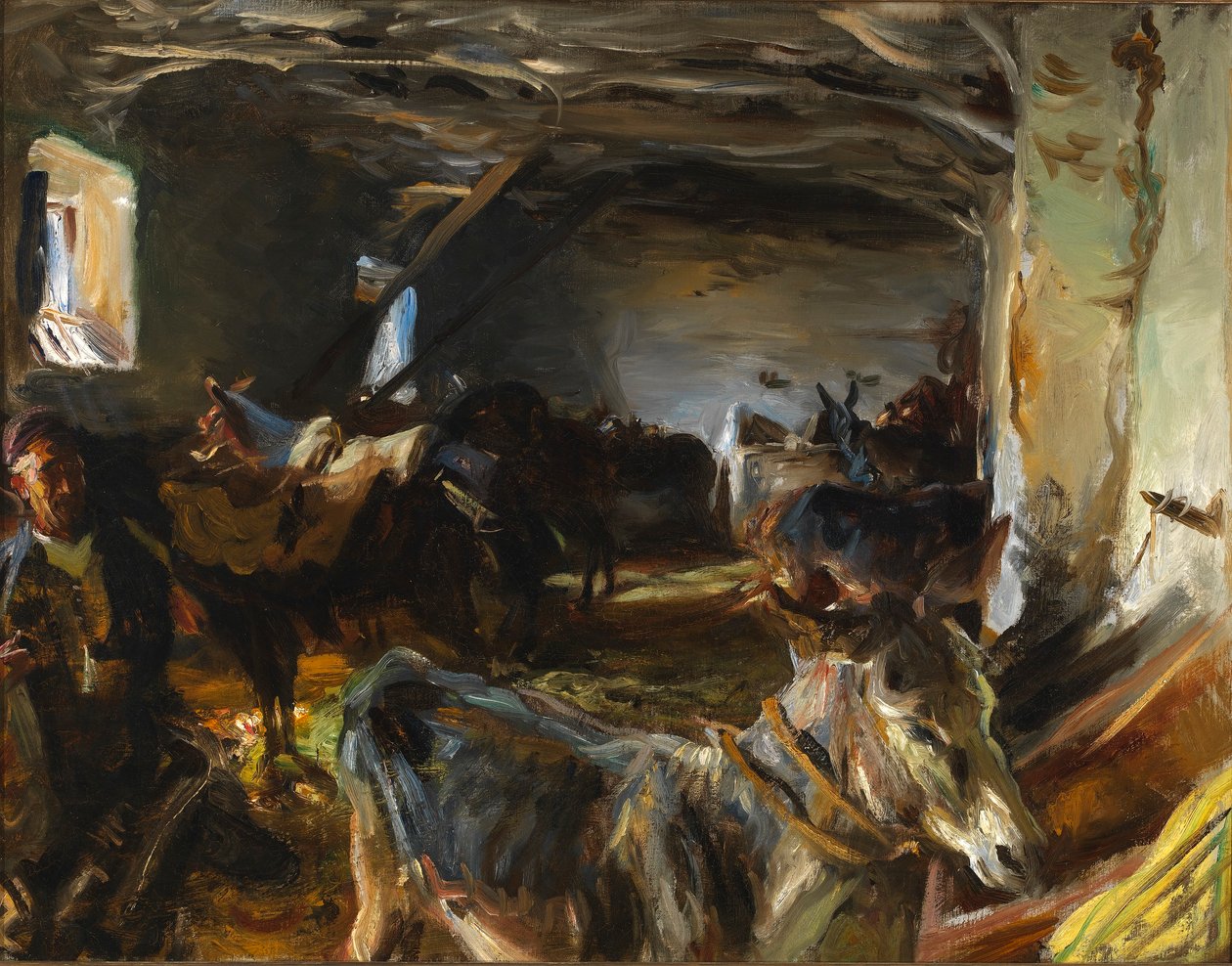 Stabil Cuencában alkotó: John Singer Sargent