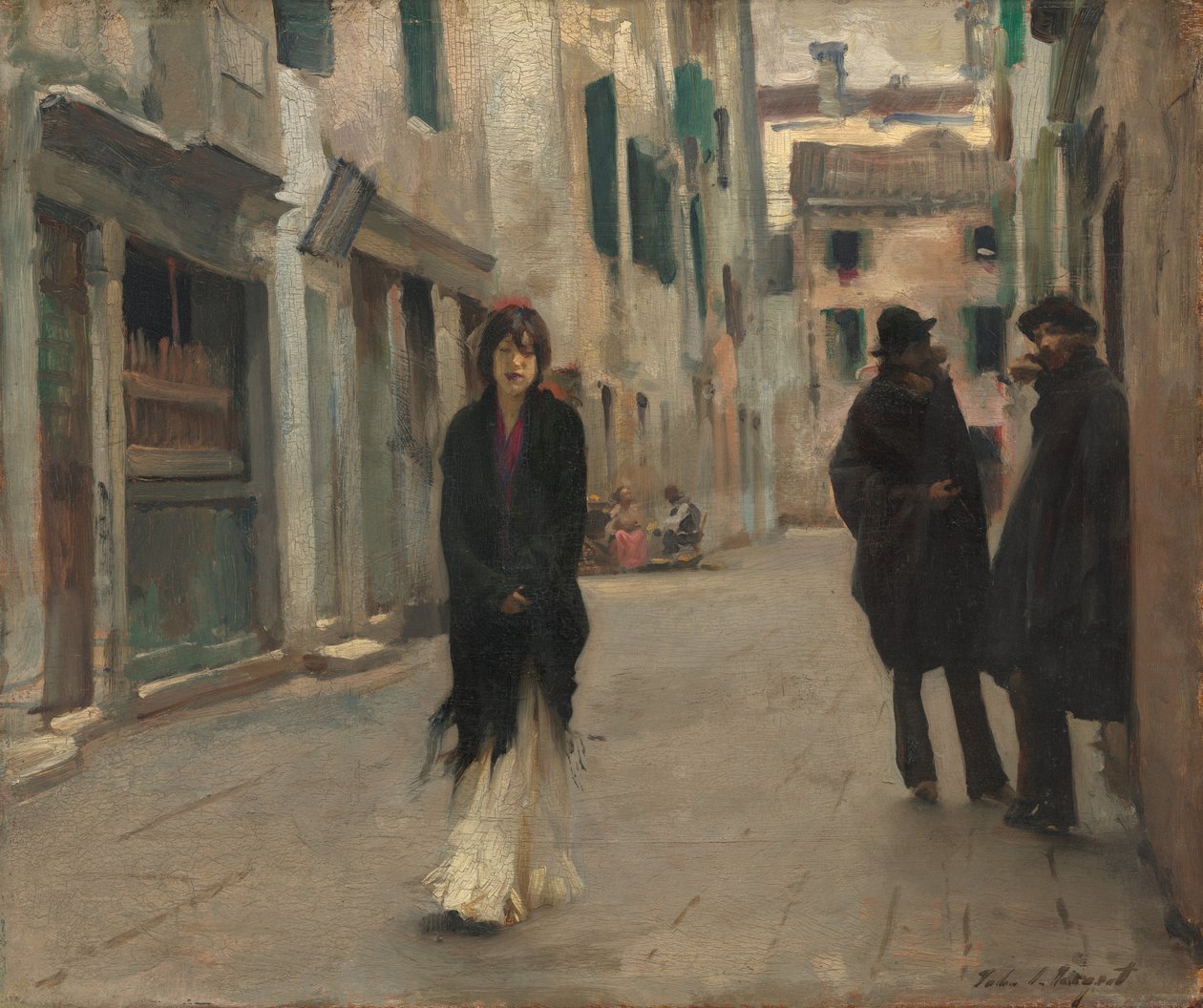 Utca Velencében alkotó: John Singer Sargent
