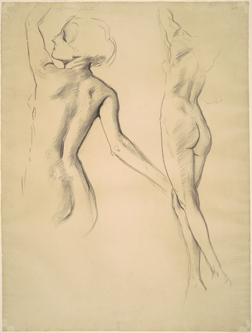 Tanulmányok táncoló figurákhoz, 1919-1920. alkotó: John Singer Sargent