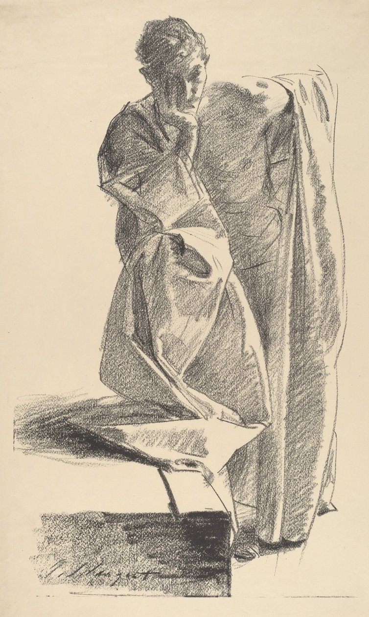 Tanulmány egy fiatalemberről. alkotó: John Singer Sargent