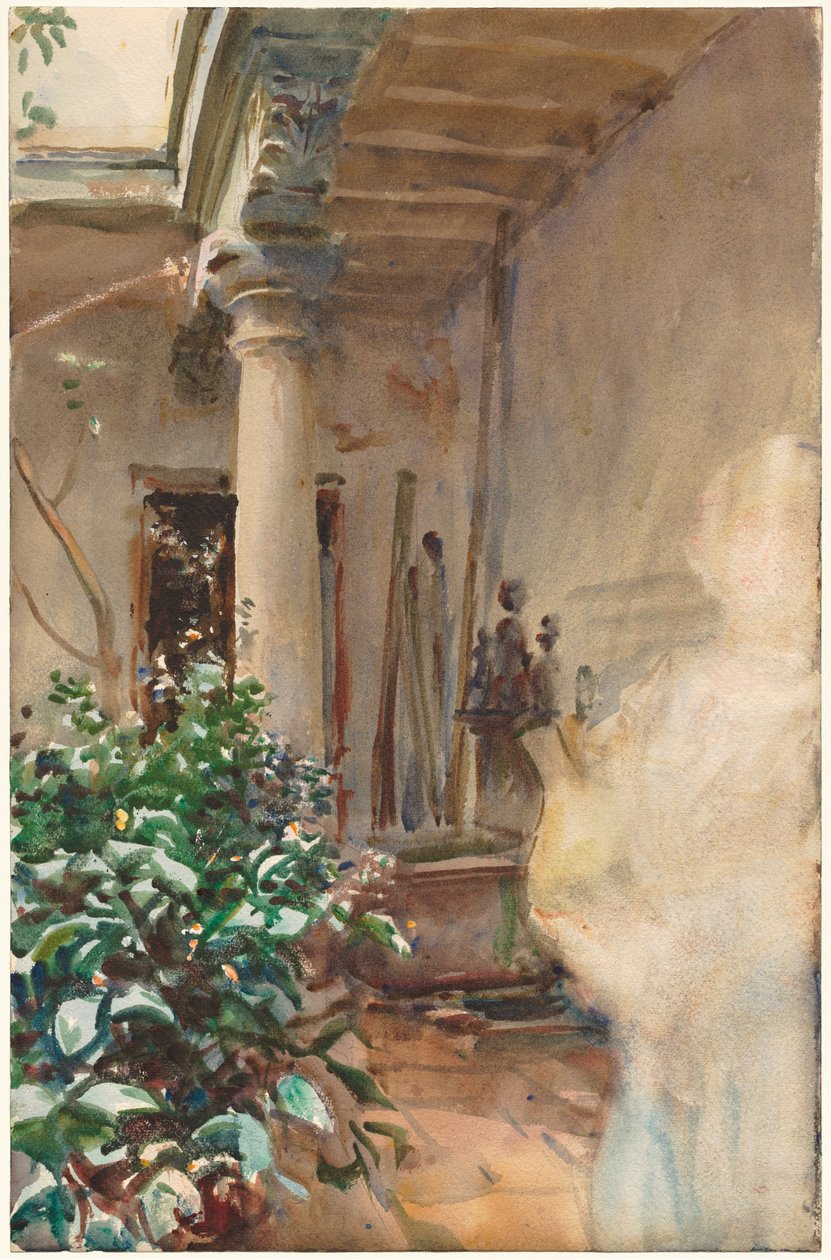 A terasz, 1908. alkotó: John Singer Sargent