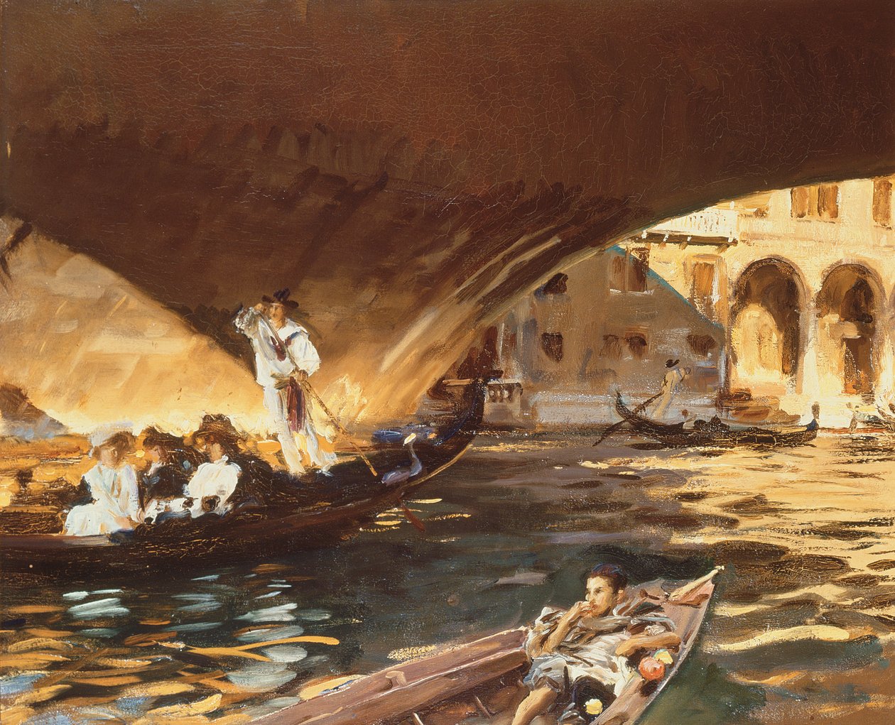 A Rialto, Velence alkotó: John Singer Sargent