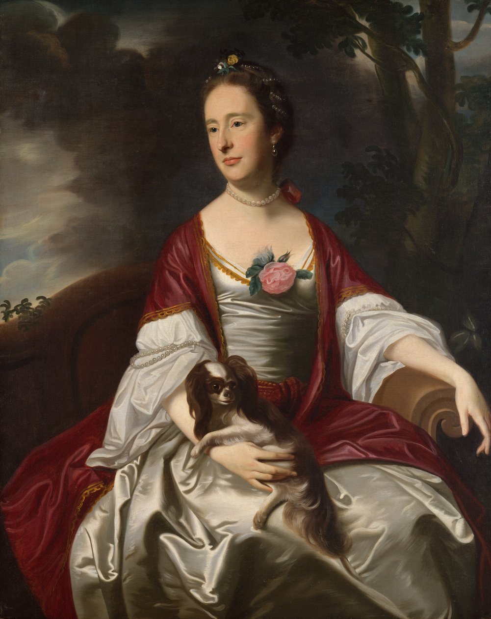 Mrs. Jerathmael Bowers, kb. 1763. alkotó: John Singleton Copley