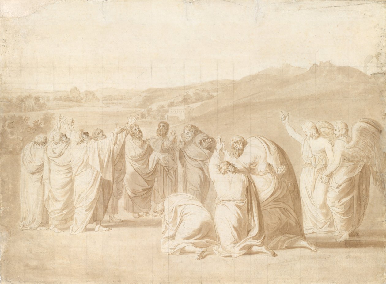 Study for The Ascension, 1774. alkotó: John Singleton Copley