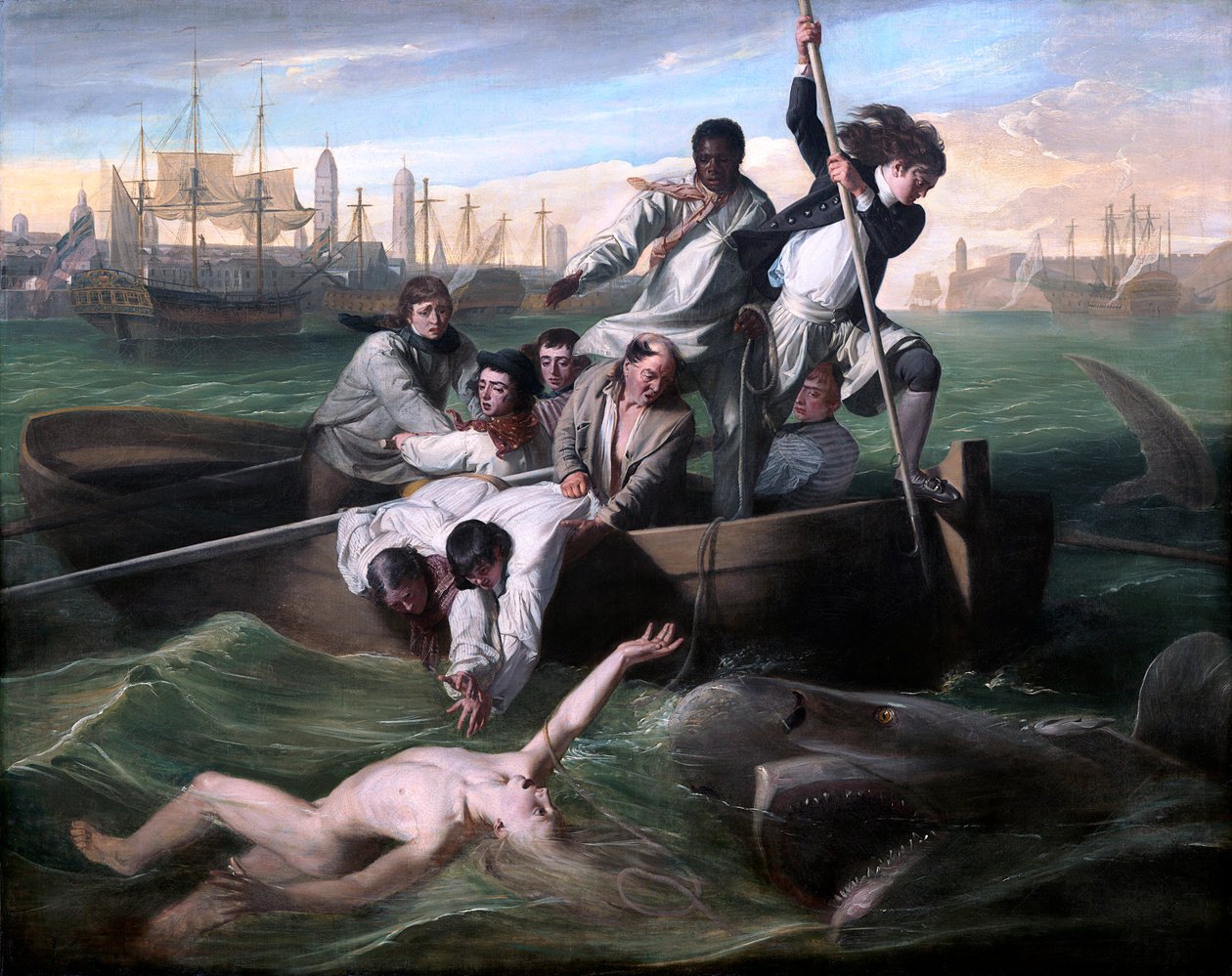 Watson és a cápa alkotó: John Singleton Copley