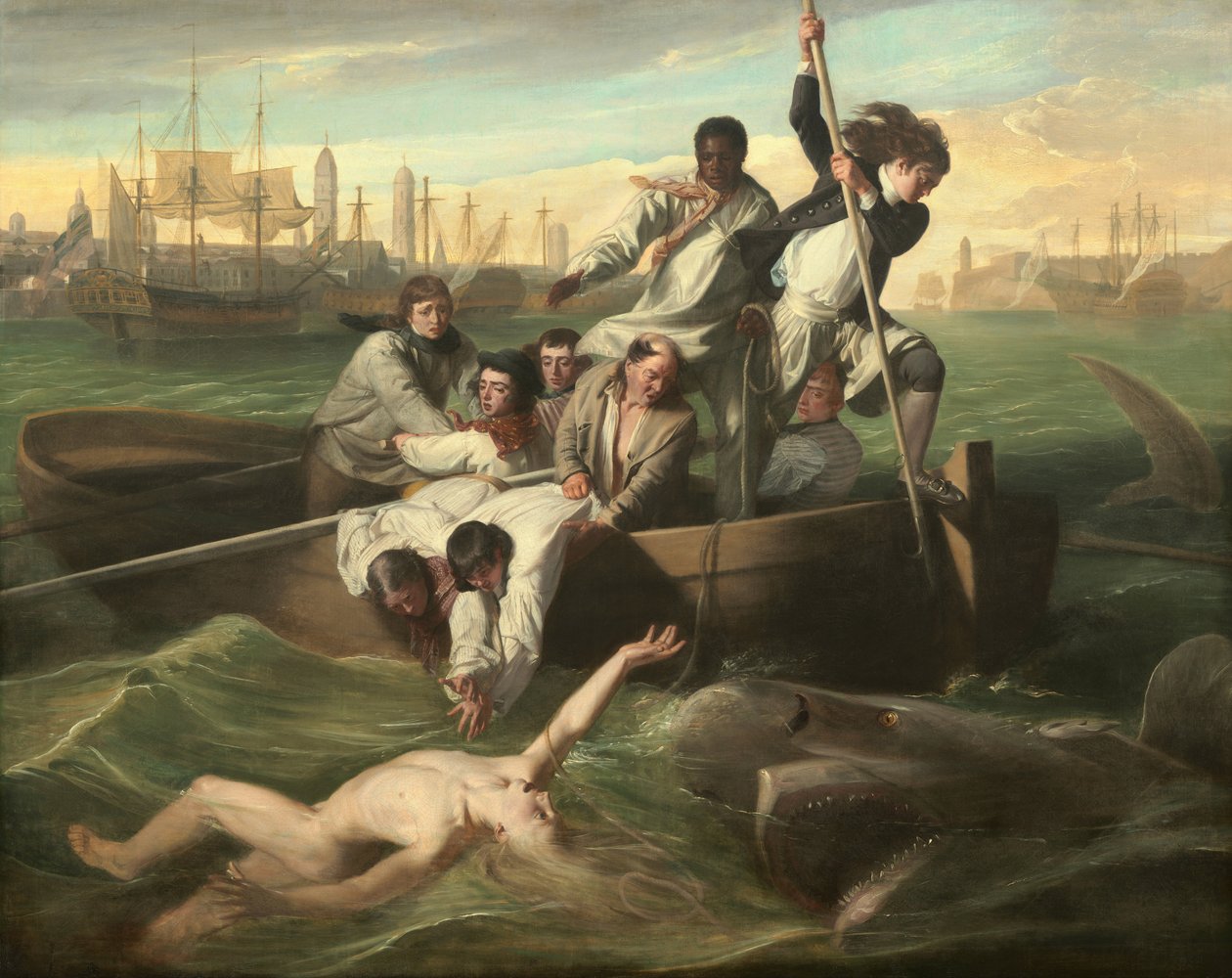 Watson és a cápa alkotó: John Singleton Copley