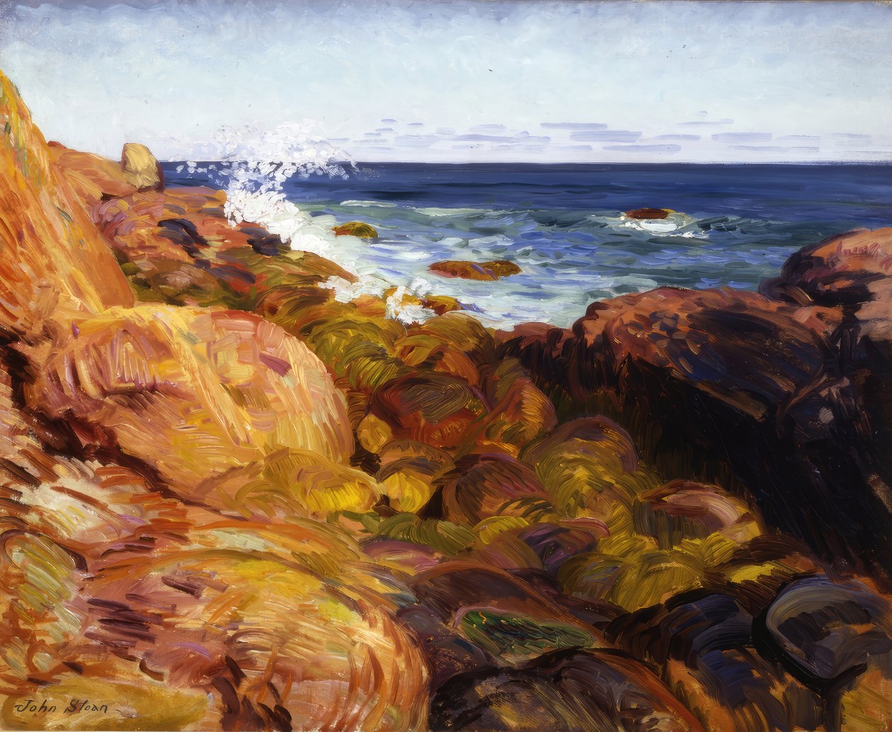 Gully apálykor alkotó: John Sloan