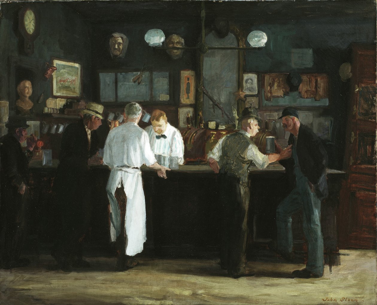 McSorley bárja alkotó: John French Sloan
