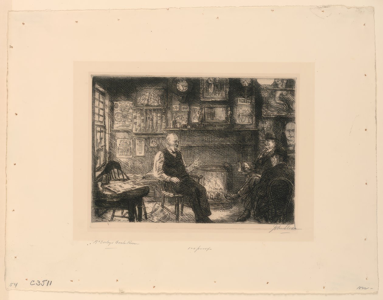 McSorley hátsó szobája alkotó: John French Sloan