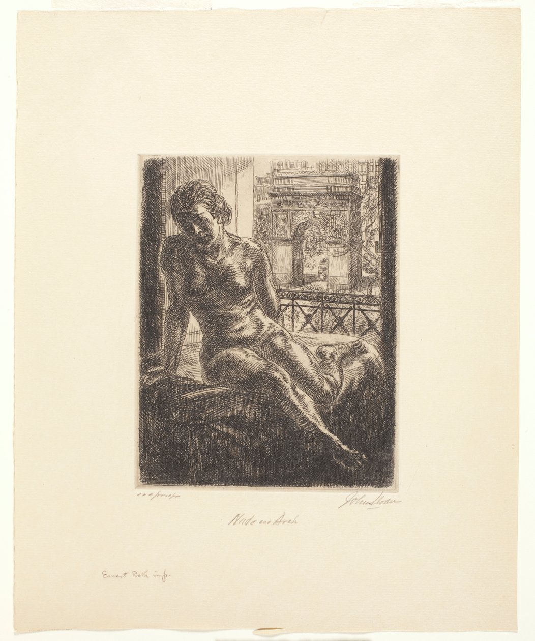 Akt és Arch alkotó: John French Sloan
