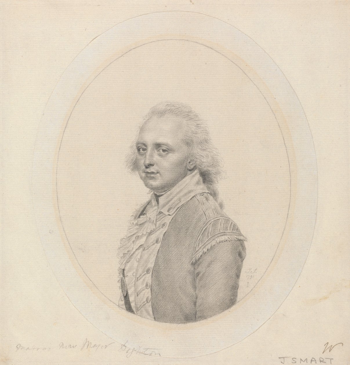 John Dighton hadnagy portréja alkotó: John Smart