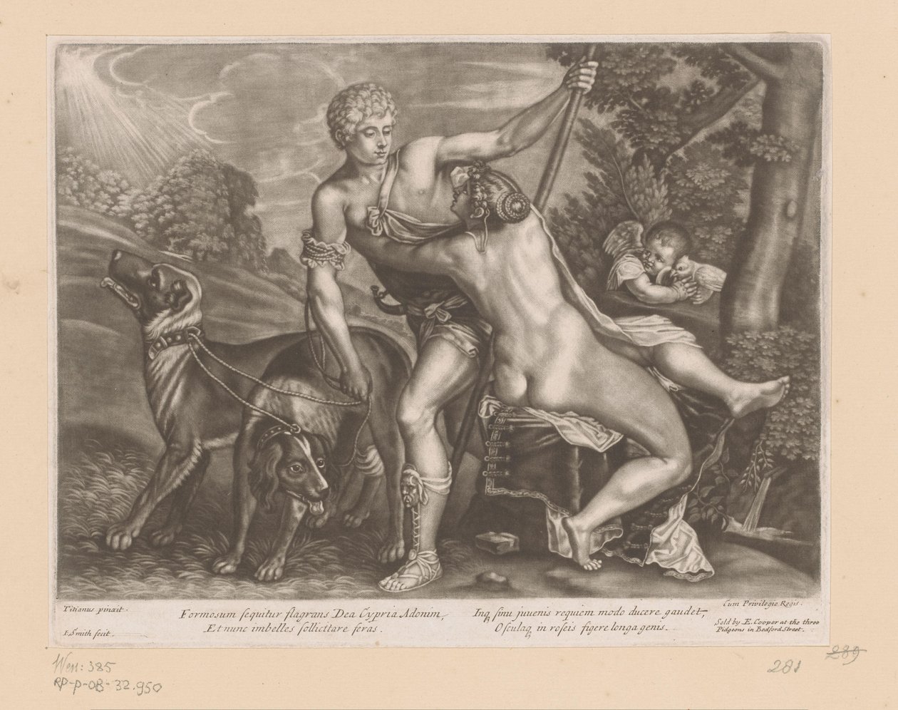 Vénusz és Adonisz alkotó: John Smith