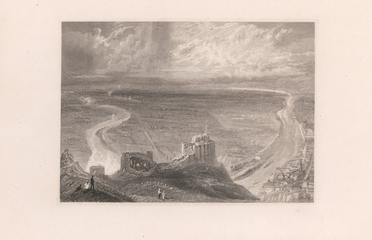 Chateau Gaillard, keletről alkotó: John Smith