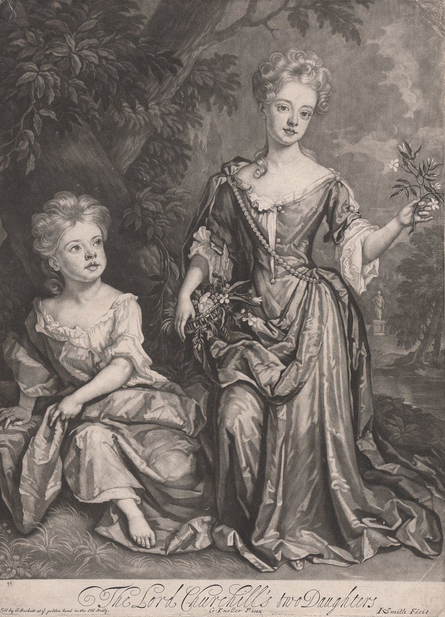 Henrietta és Anne Churchill alkotó: John Smith