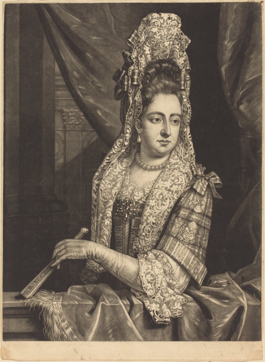 Mária királynő alkotó: John Smith after Jan van der Vaart