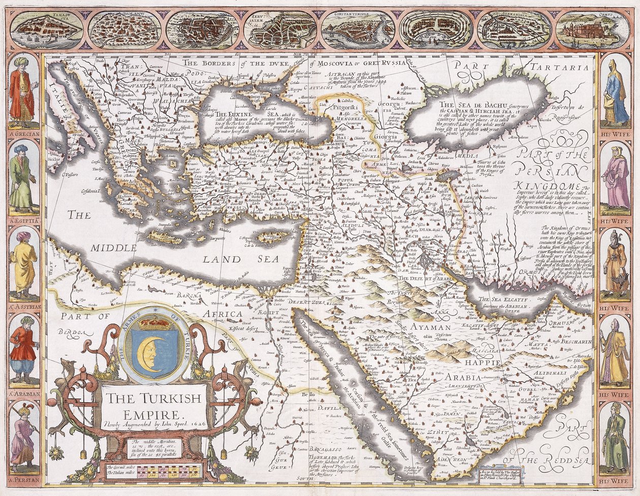 A Török Birodalom, 1626 alkotó: John Speed