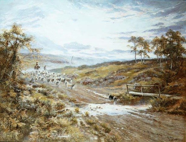 Átkelés a patakon, Goatland alkotó: John Syer
