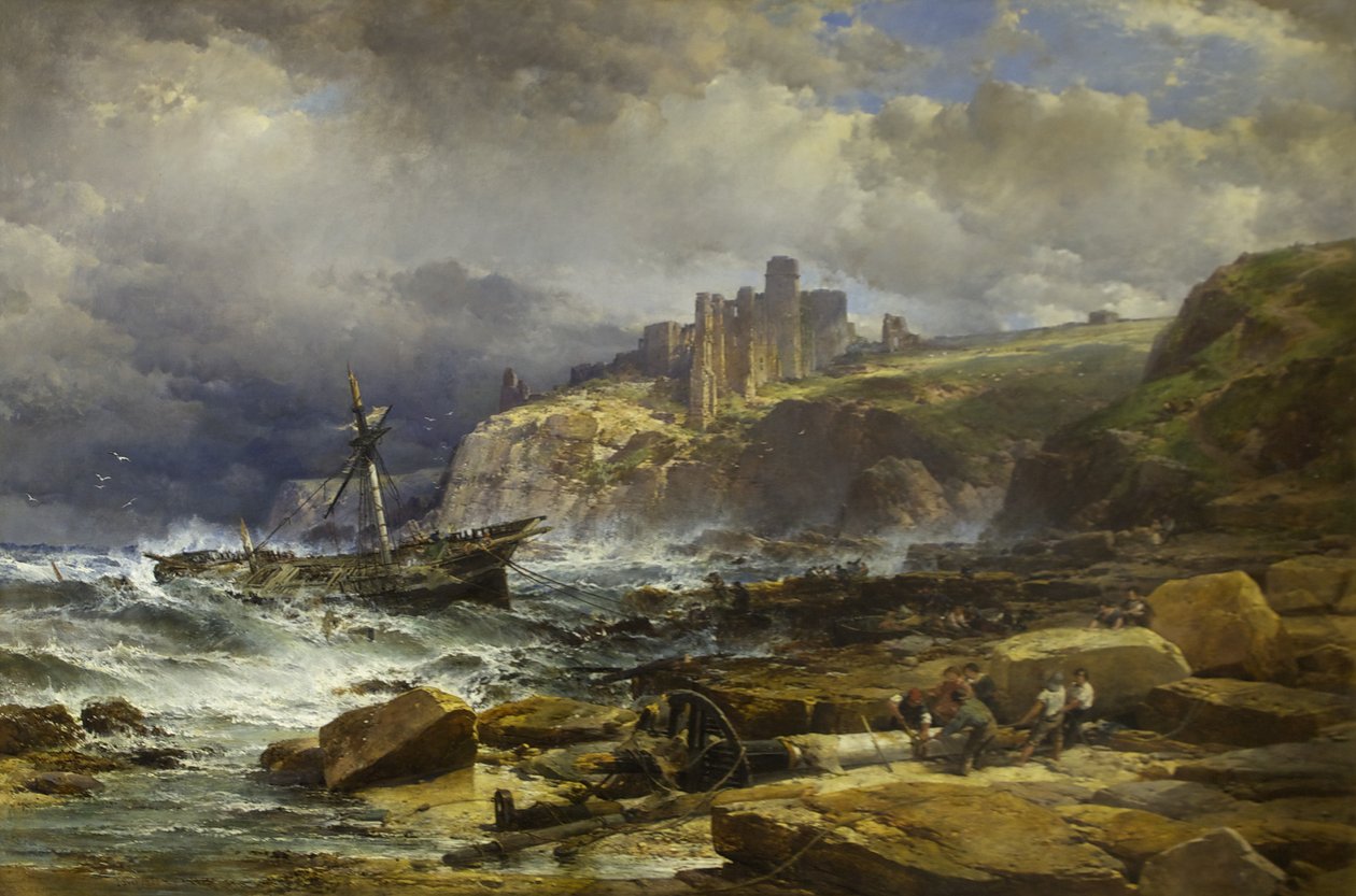 Tantallon kastély alkotó: John Syer