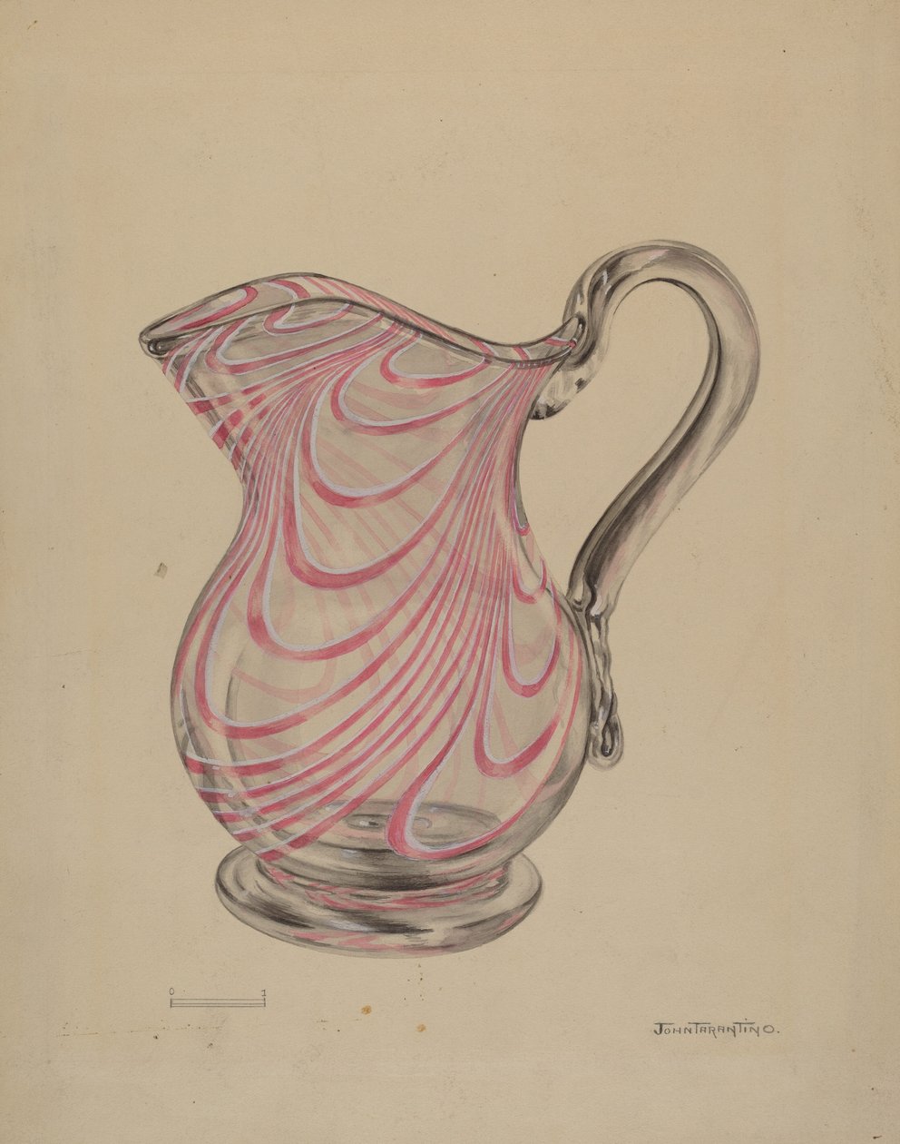 Krémkancsó, c. 1936. alkotó: John Tarantino