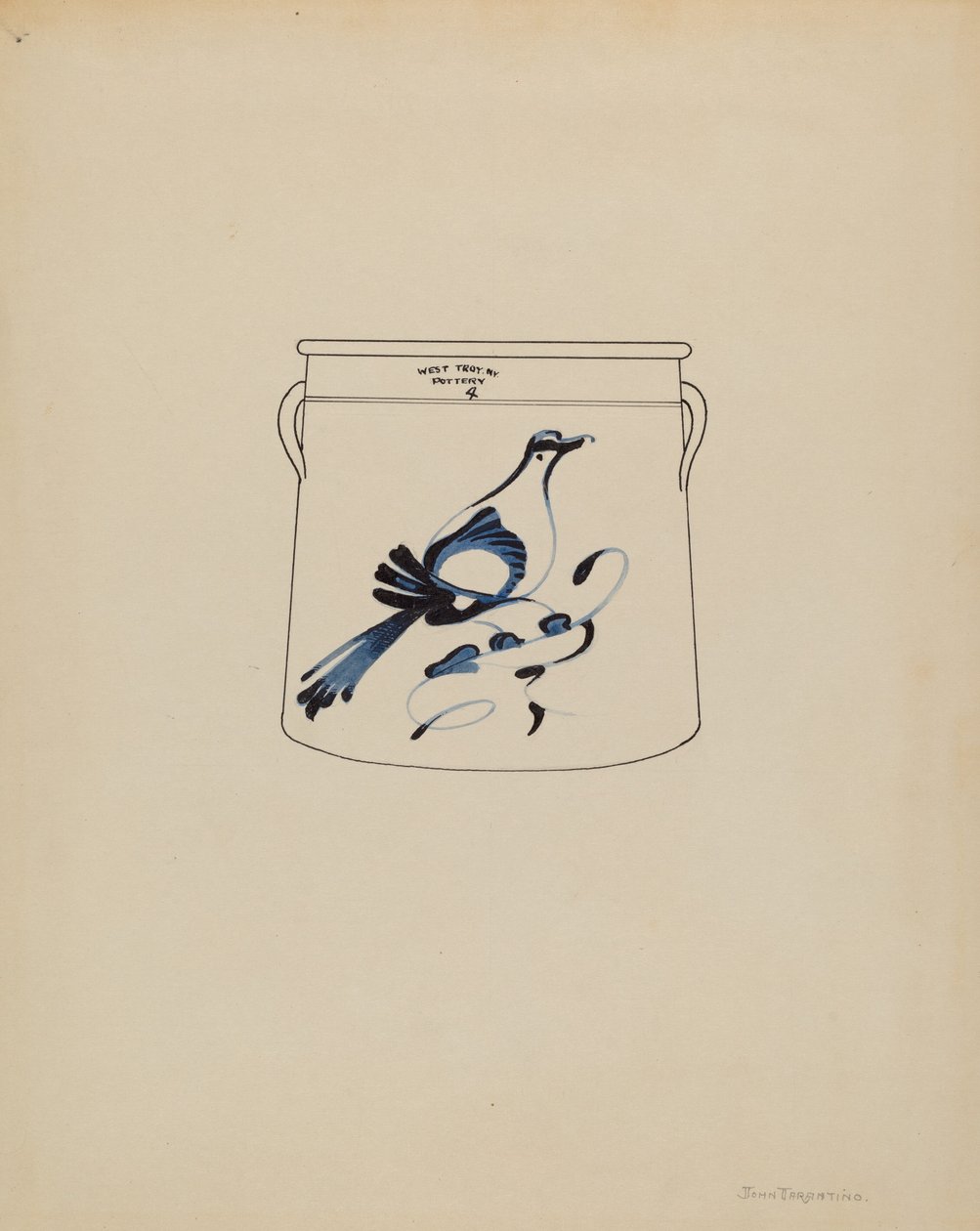 Crock, c. 1940. alkotó: John Tarantino