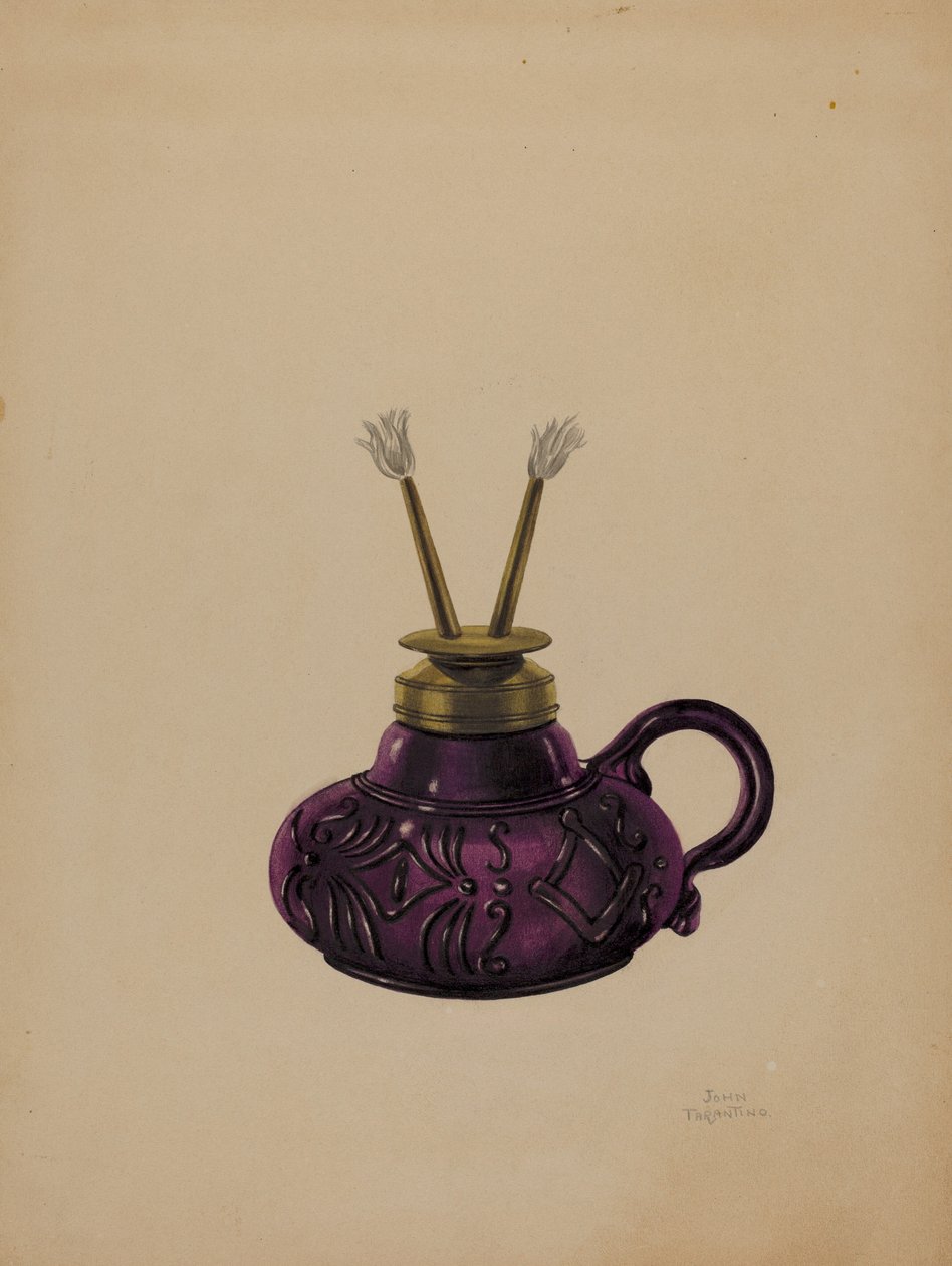 Lámpa, c. 1937. alkotó: John Tarantino