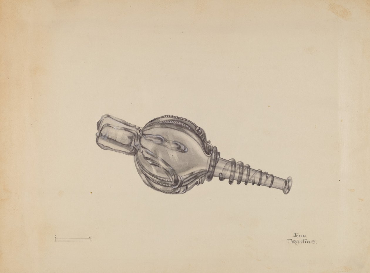 Miniatűr Bellows Bottle, c. 1936. alkotó: John Tarantino