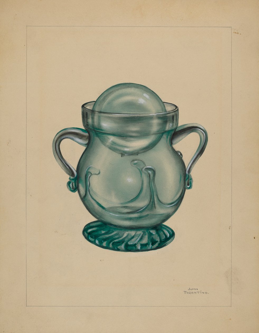 Sugar Bowl, c. 1936. alkotó: John Tarantino