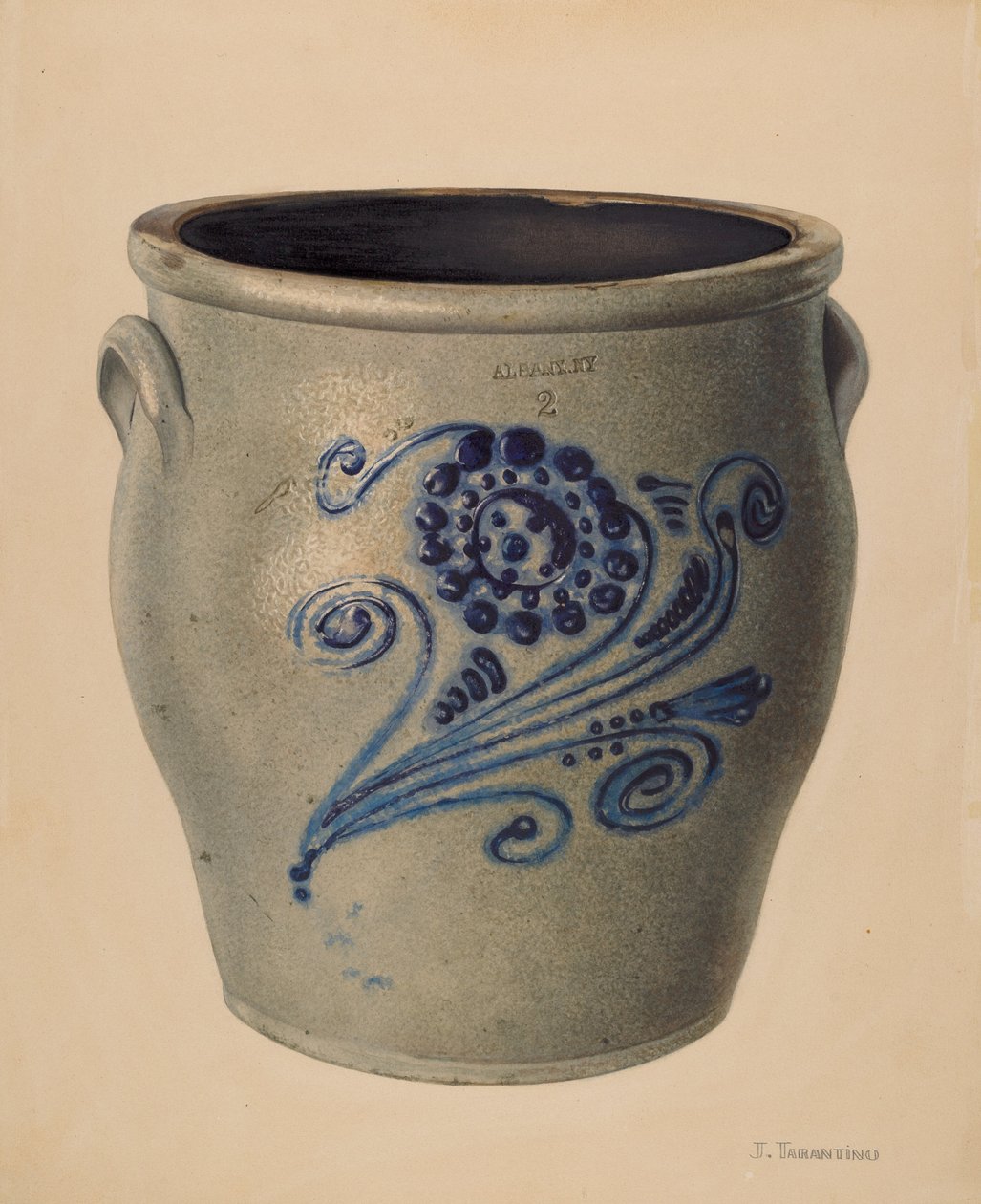 Two Gallon Crock, c. 1938. alkotó: John Tarantino