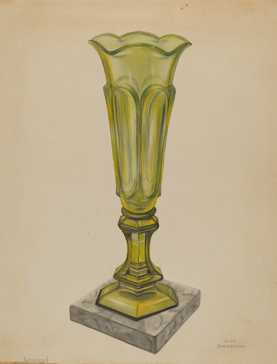 Váza, c. 1937. alkotó: John Tarantino