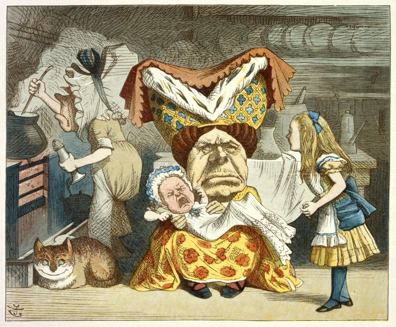 Alice és a hercegnő alkotó: John Tenniel